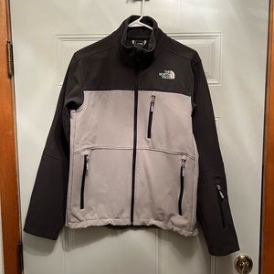 The North Face Mens Palmyra Gray Softshell A29j Jacket Small